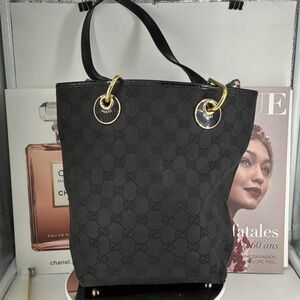 Gucci GG Canvas Eclipse Tote Bag - EUC